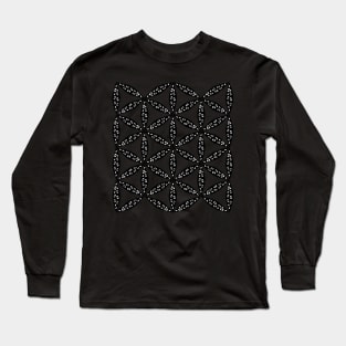 Floral pattern in black and white Long Sleeve T-Shirt